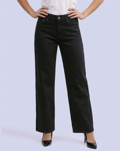Pierre Cardin Pantalón Dama Recto Tiro Alto