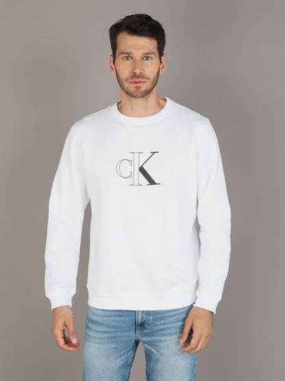 Calvin Klein Sueter Caballero Blanco