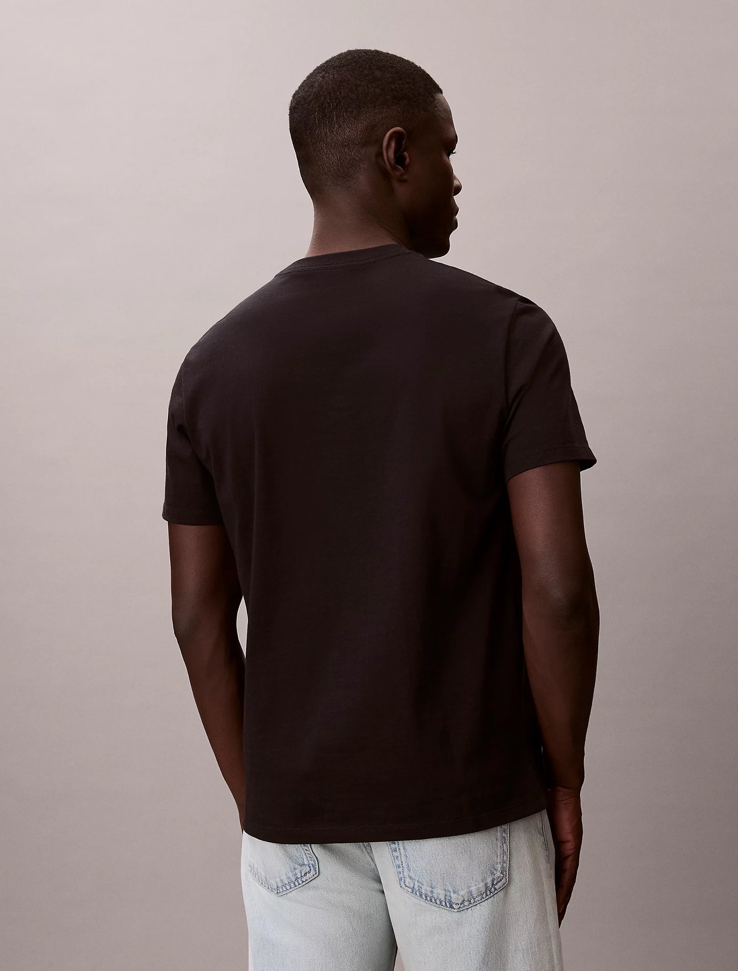 Calvin Klein T-Shirt Monogram Logo Negra