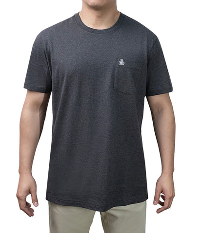 Penguin T Shirt Pocket Moda Gris