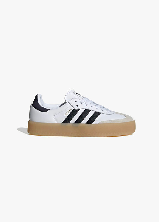 Samba White Black High Sole Adidas