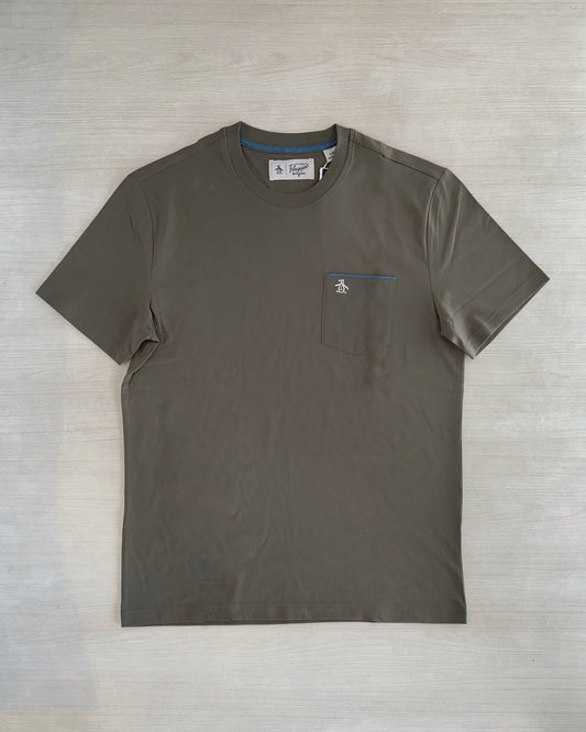 Penguin T-Shirt Pocket Army