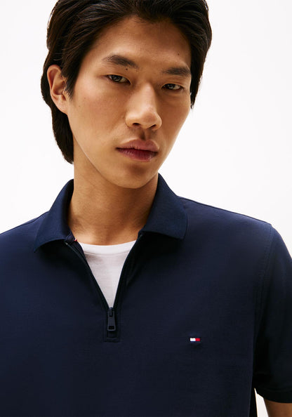 Tommy Hilfiger Tipo Polo Zipper Pique Desert Sky