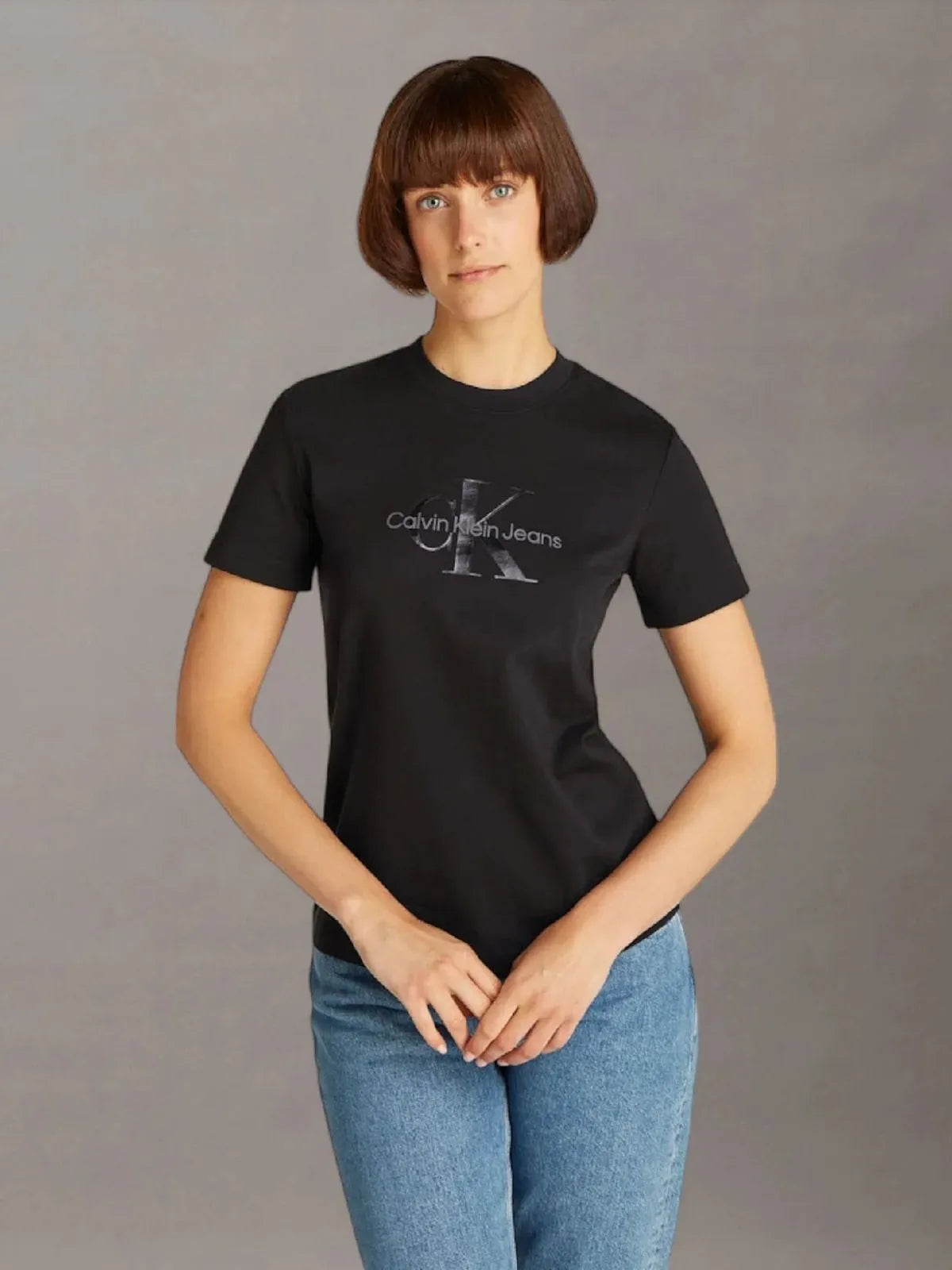 Calvin Klein T-Shirt Dama Regular Tee Ck Black