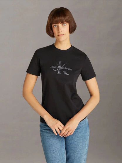 Calvin Klein T-Shirt Dama Regular Tee Ck Black