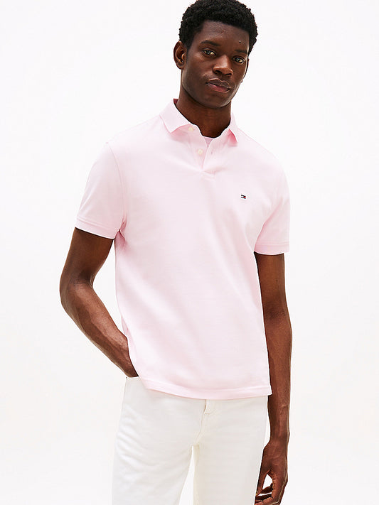 Tommy Tipo Polo Linen Reg Pink