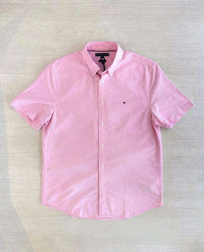 Tommy Hilfiger Camisa Manga Corta Pink