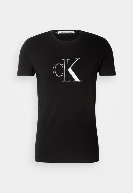 Black t-shirt Calvin Klein white logo