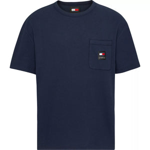 Tommy Jeans T Shirt Waffle Navy