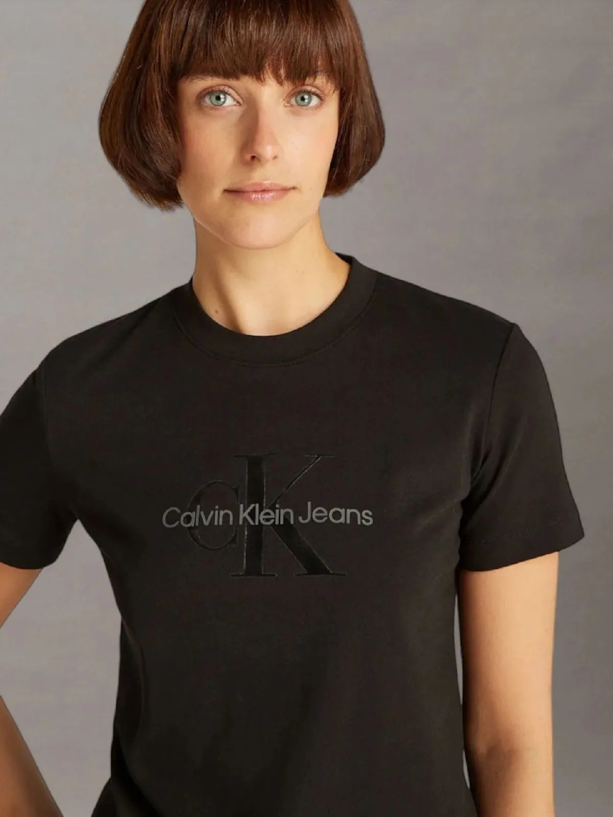 Calvin Klein T-Shirt Dama Regular Tee Ck Black