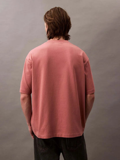 Calvin Klein T-Shirt Oversize Light Mahogany
