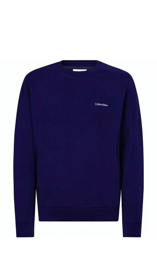 Calvin Klein Sueter Logo Sweatshirt Night Sky