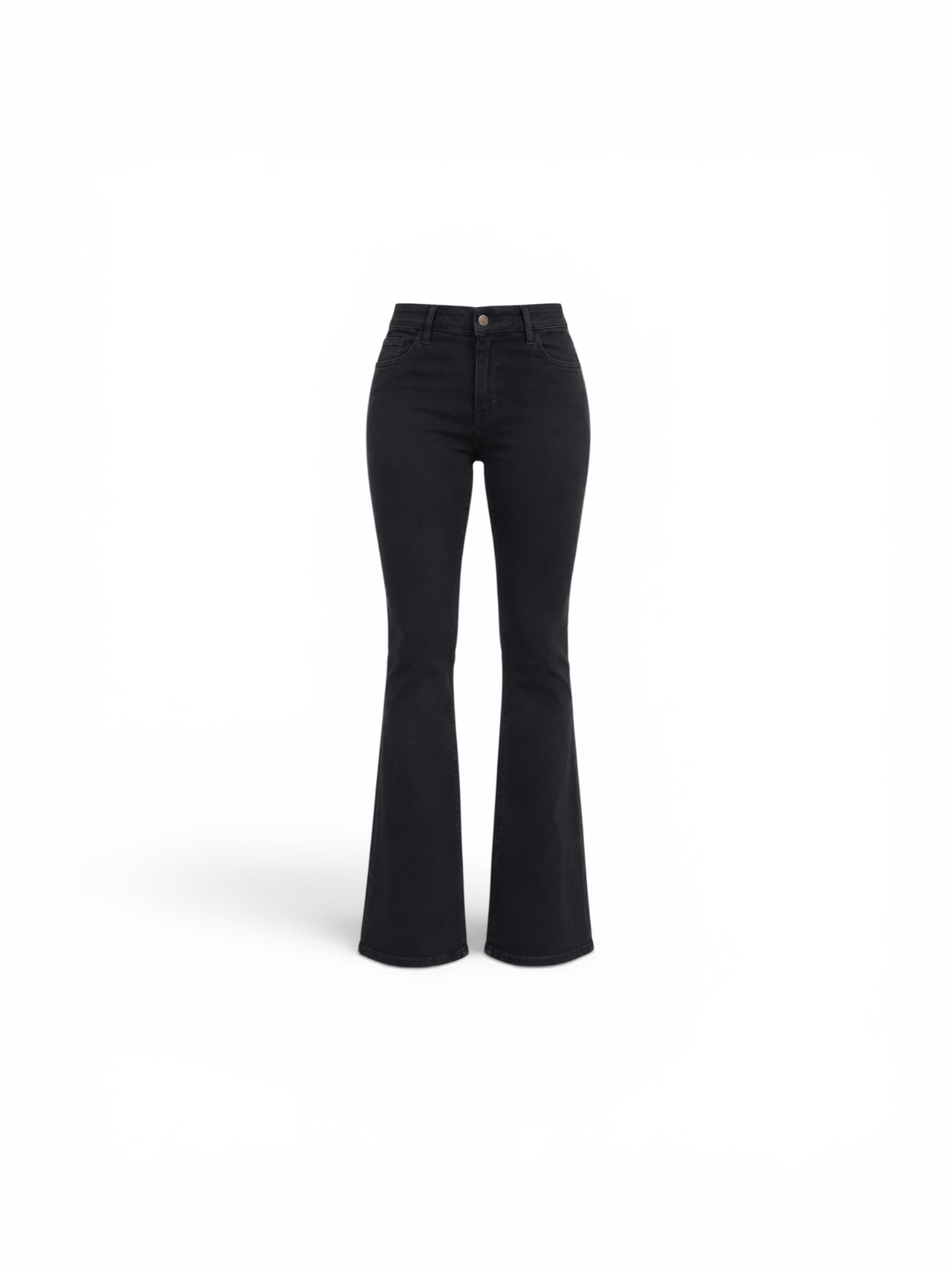 Pierre Cardin Pantalón Dama BootCut Tiro Alto Negro