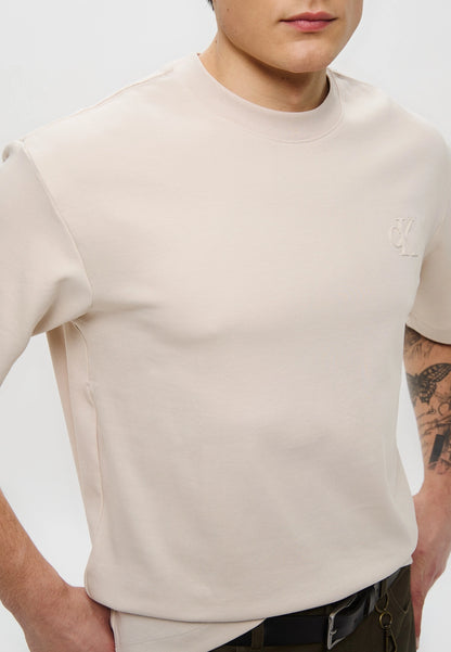 Calvin Klein T-Shirt Oversize Moonbeam