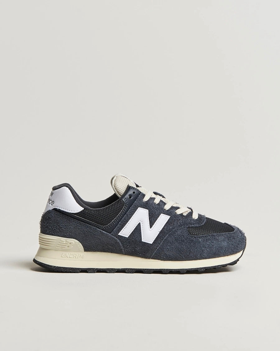 New Balance 574 Caballero Gamuza Grey Navy