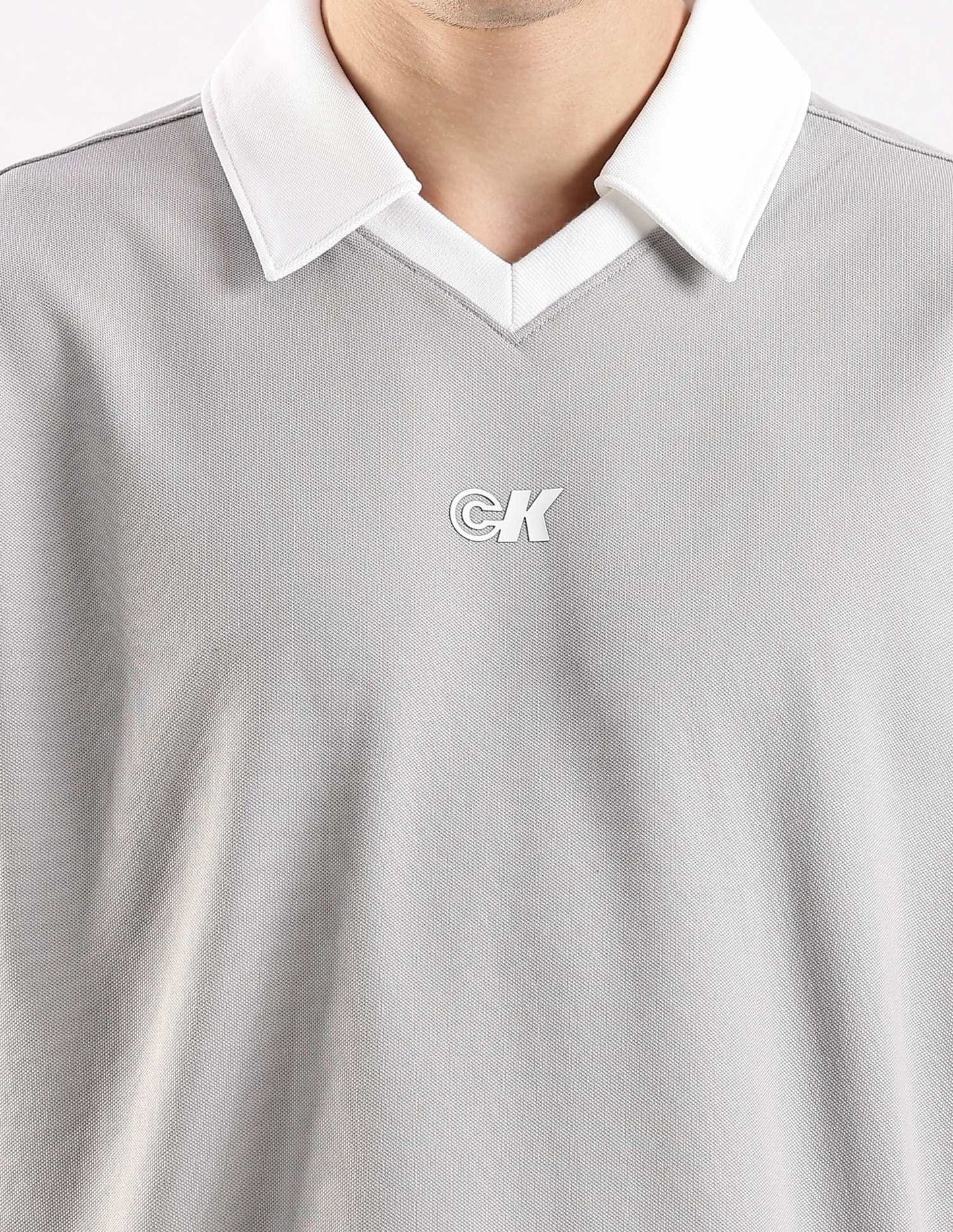 Calvin Klein Jeans Tipo Polo Sport Gris