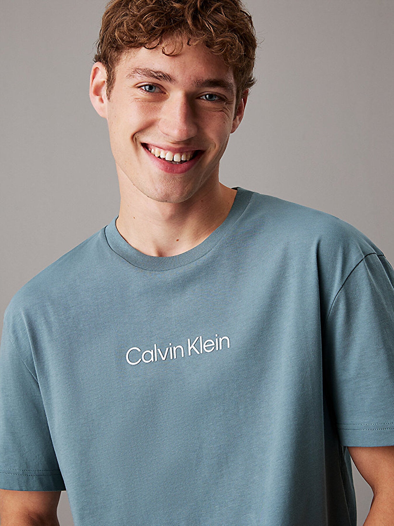 Calvin Klein T- Shirt Comfort Fit Goblin Blue