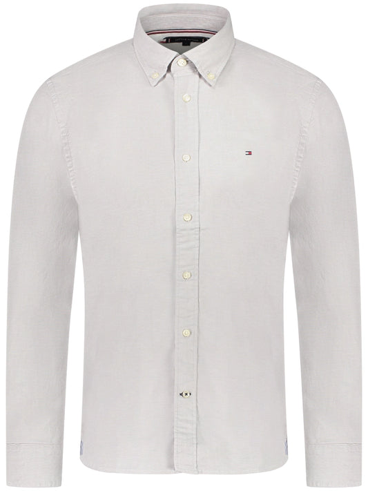 Tommy Hilfiger Camisa Beige Manga larga