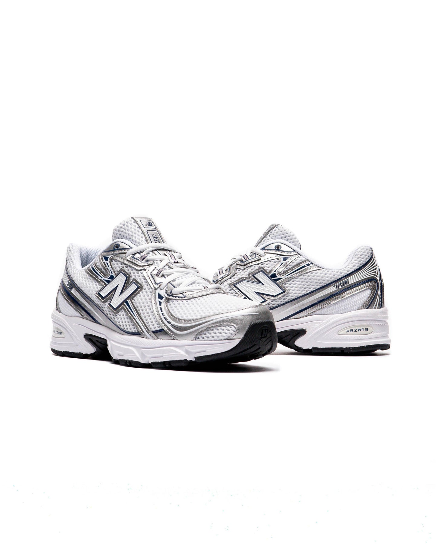 New Balance 740 White/ Silver Blue