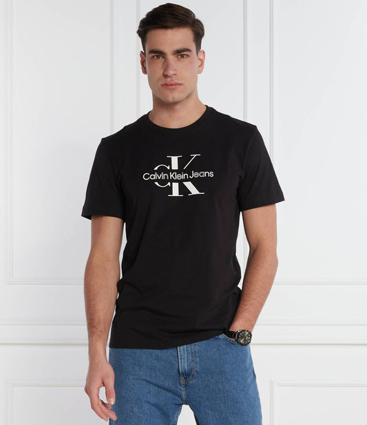 Calvin Klein Tshirt CK Black logo grande