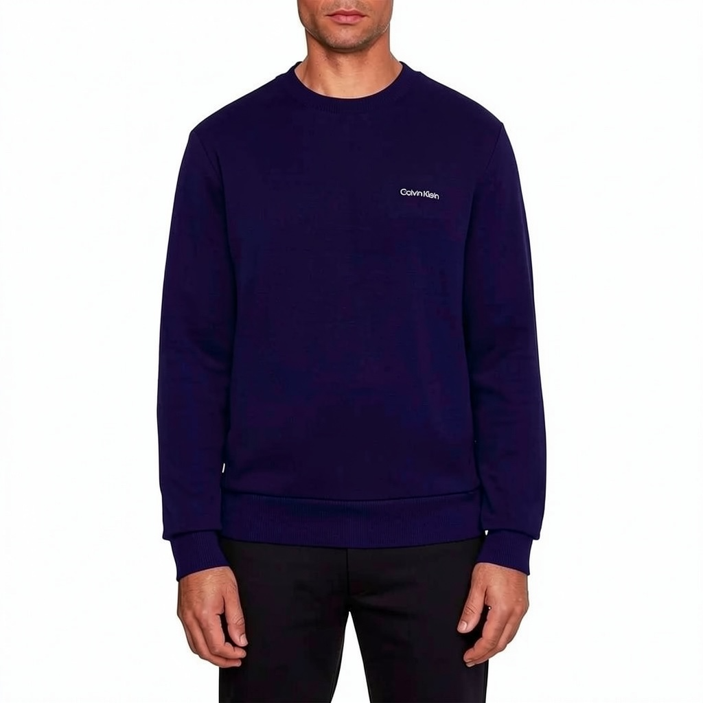 Calvin Klein Sueter Logo Sweatshirt Night Sky