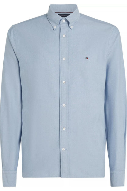 Tommy Hilfiger Oxford Manga Larga Royal Blue