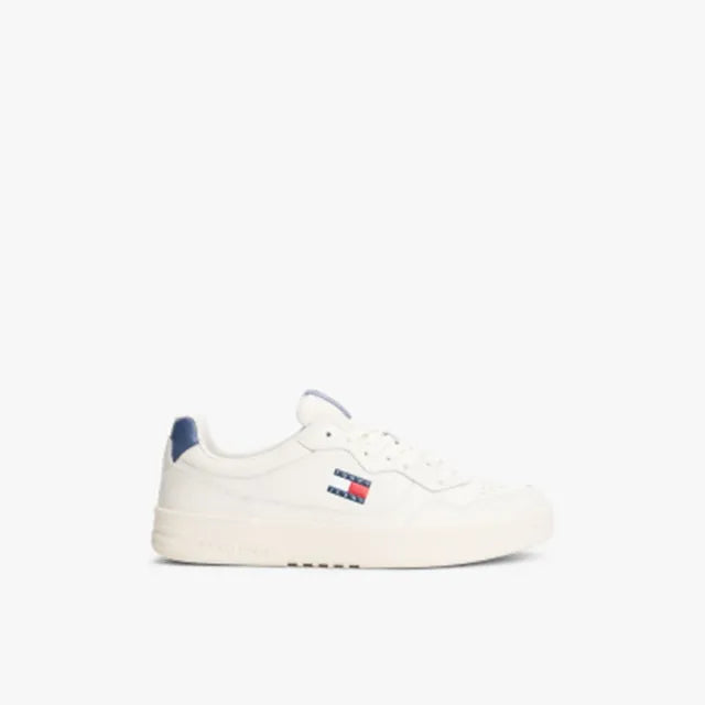 Tommy Jeans Zapato Caballero Cupsole Leather Talon Celeste Gris