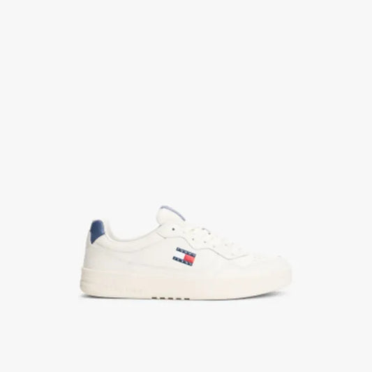Tommy Jeans Zapato Caballero Cupsole Leather Talon Celeste Gris