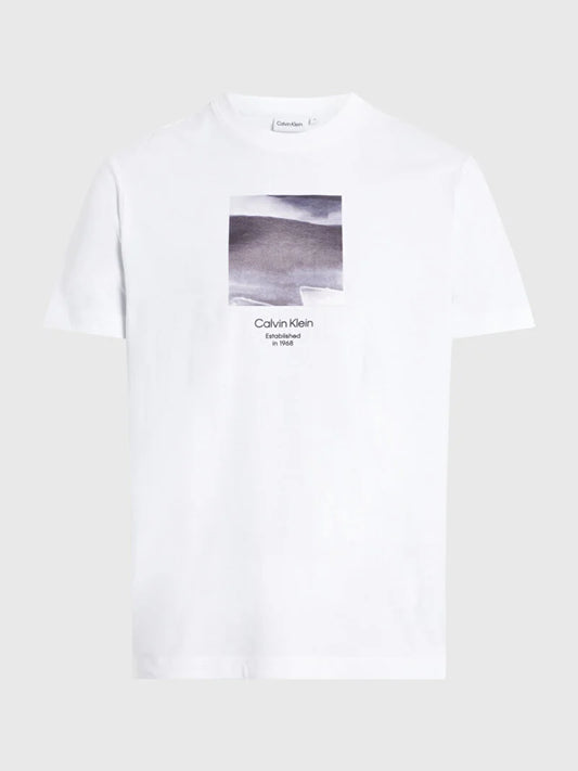 Calvin Klein white printed t-shirt