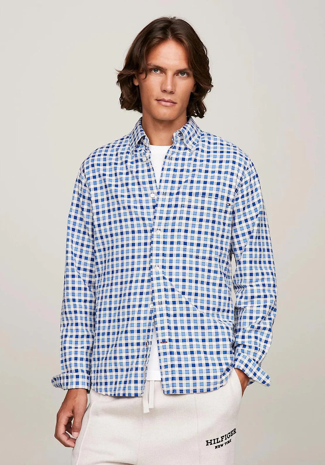 Camisa Tommy Hilfiger Manga Larga Cuadros