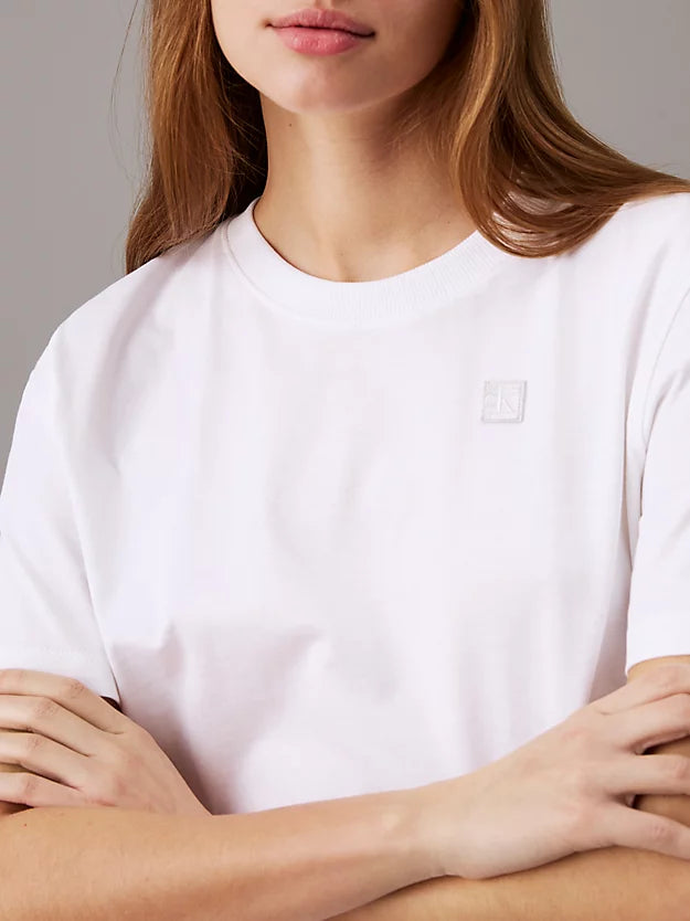 Calvin Klein Blusa Clásica Blanca