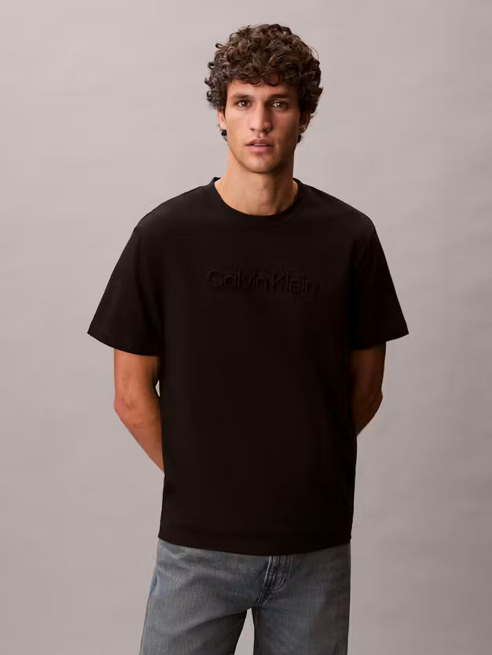 Calvin Klein Tshirt Graphic Logo Negra