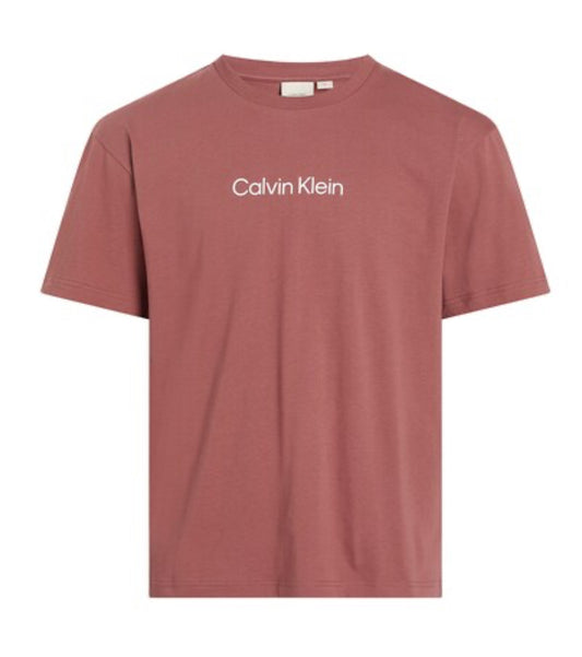 Tshirt Calvin Klein baked apple logo white