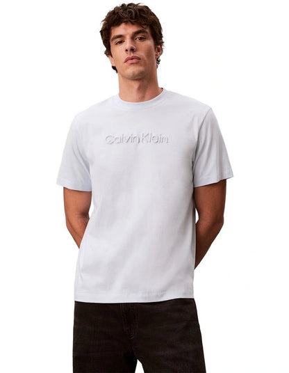 Calvin Klein Tshirt Plein Air Celeste