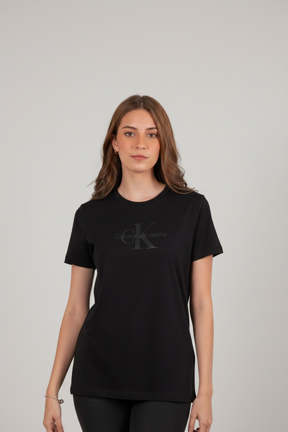 Calvin Klein T-Shirt Dama Regular Tee Ck Black