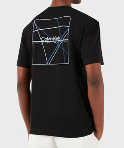 Tshirt Calvin Klein linear black