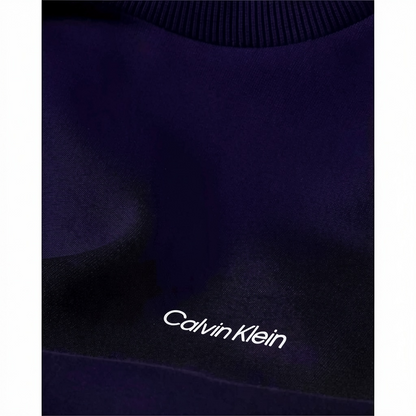Calvin Klein Sueter Logo Sweatshirt Night Sky