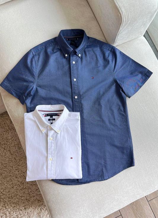 Tommy Short Sleeve Desert Sky/Texture