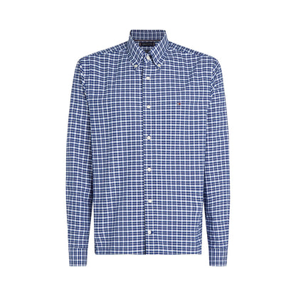 Tommy Hilfiger Manga Larga Oxford Regular Fit Wedge Blue / Check