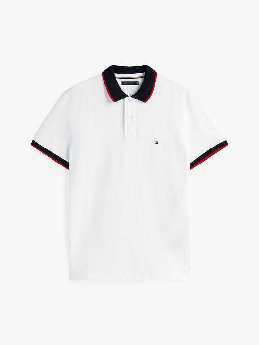 Tommy Hilfiger Tipo Polo Contrast Collar Blanca