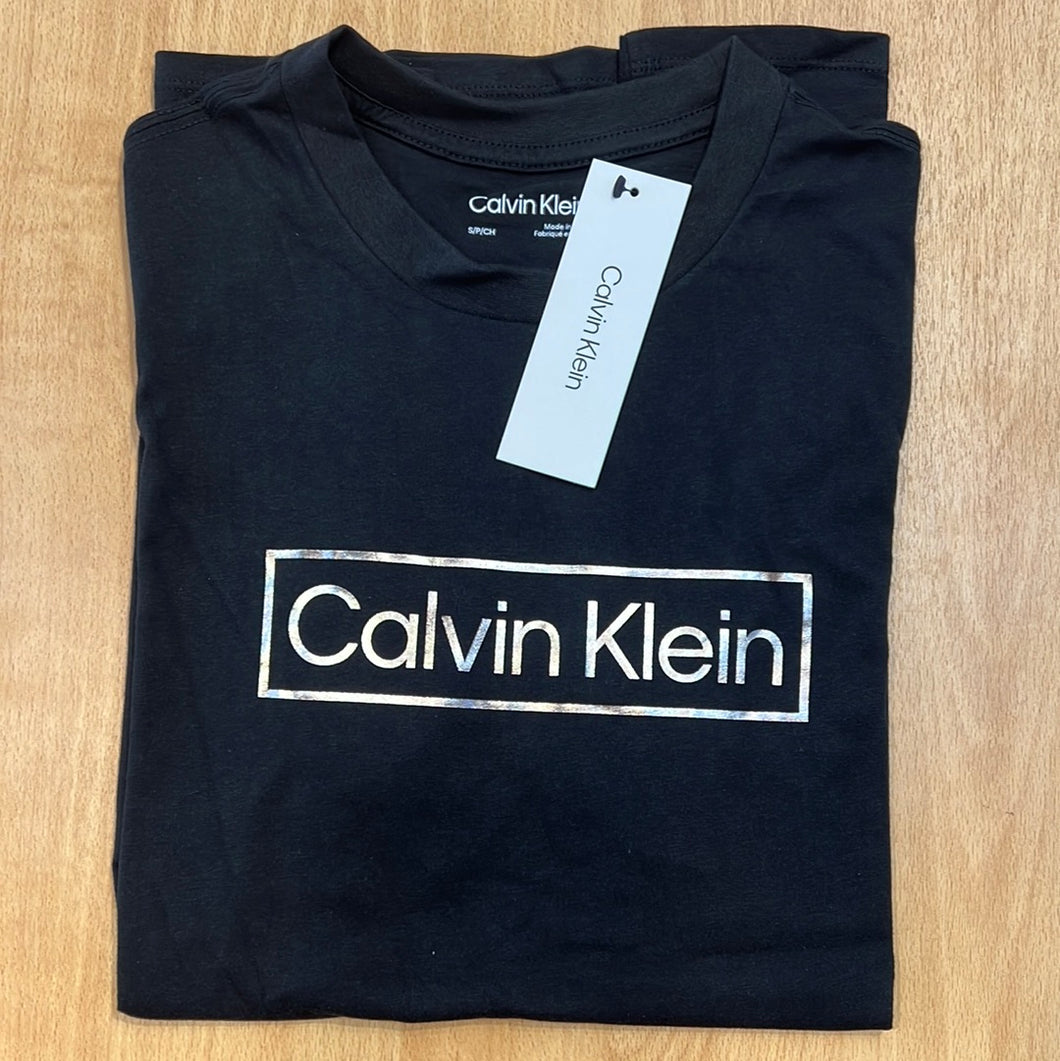 Calvin Klein t-Shirt Negro Brillante
