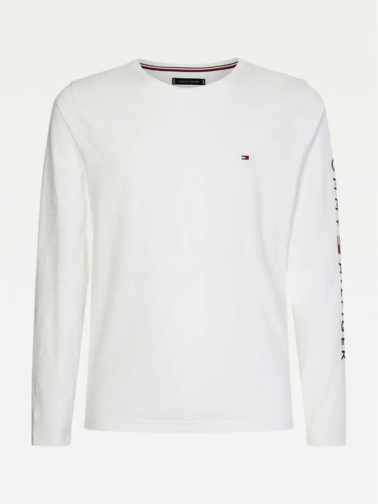 Tshirt Tommy Hilfiger Manga Larga Blanca