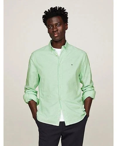 Camisa Tommy manga larga verde menta All Seasons Co