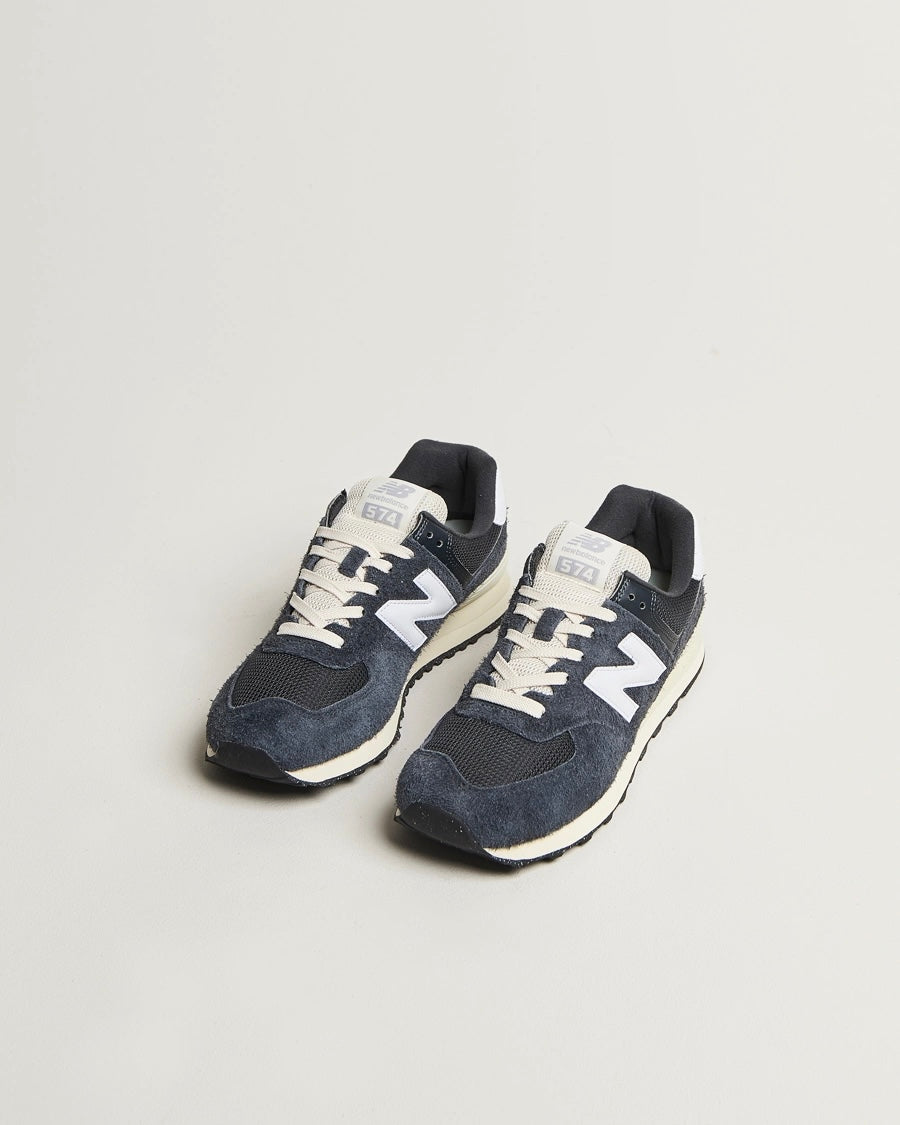 New Balance 574 Caballero Gamuza Grey Navy