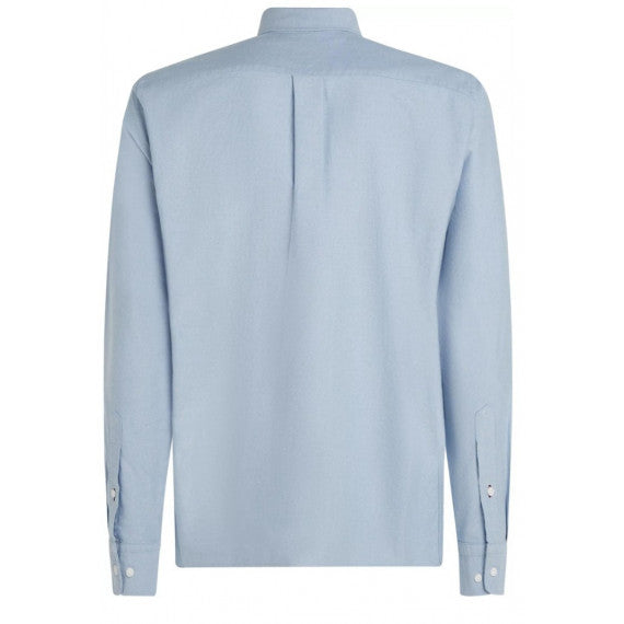 Tommy Hilfiger Oxford Manga Larga Royal Blue
