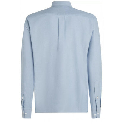 Tommy Hilfiger Oxford Manga Larga Royal Blue