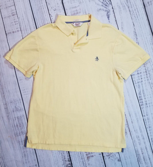 Penguin tipo polo básica amarilla