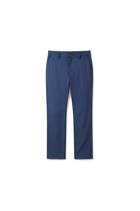 Manhattan Pantalon de Vestir Casual Azul Indigo