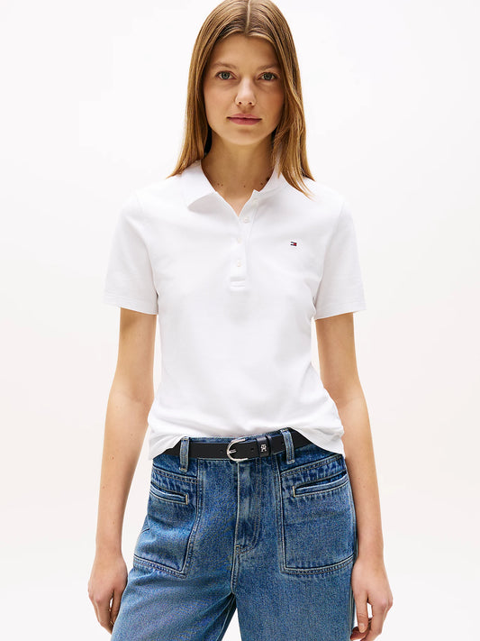 Tommy Hilfiger Blusa Tipo Polo White