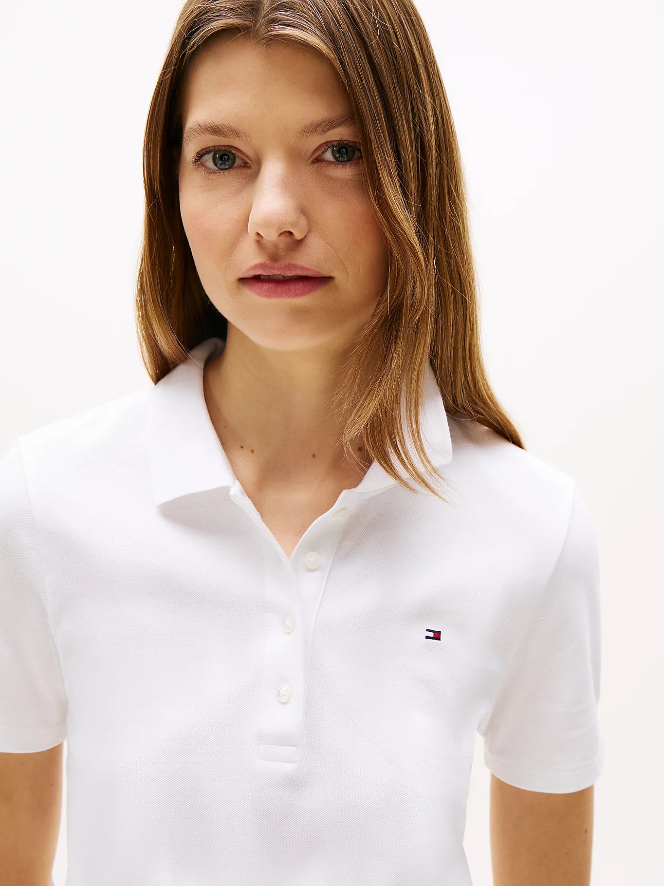 Tommy Hilfiger Blusa Tipo Polo White
